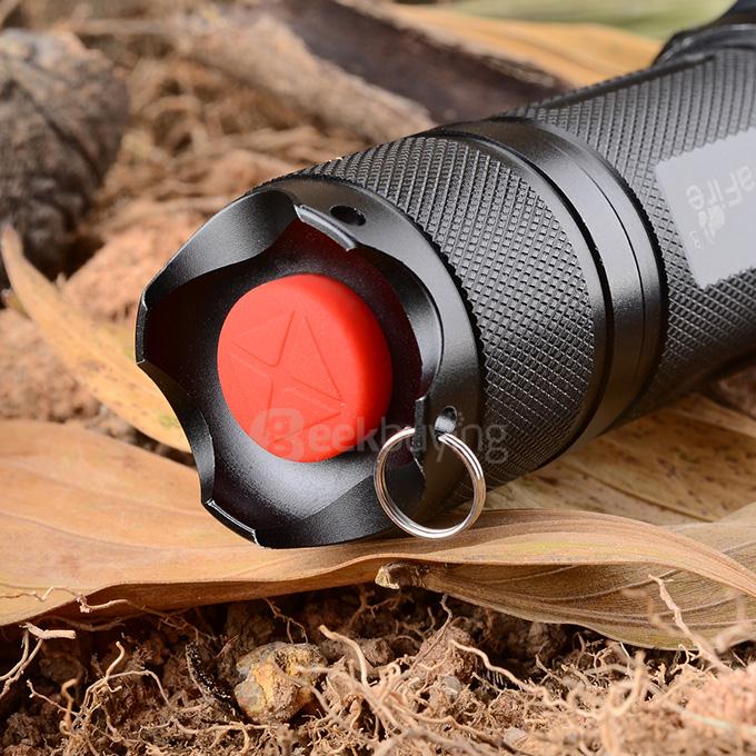 UltraFire LZZ-F13 IPX7 Waterproof Cree XM-L U2 700lm 5-Mode Cool White Flashlight - Black