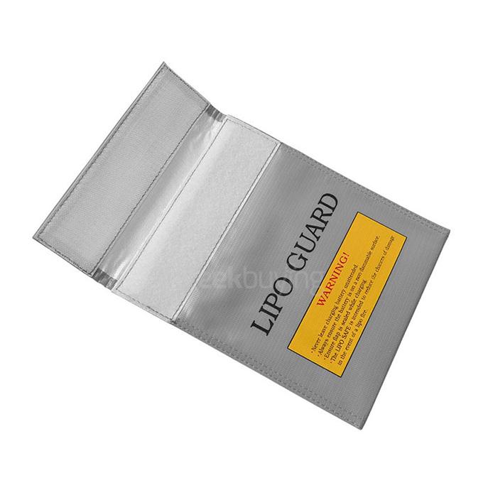 Explosion Proof Lithium Battery Bag Case 220 * 180 mm - Silver