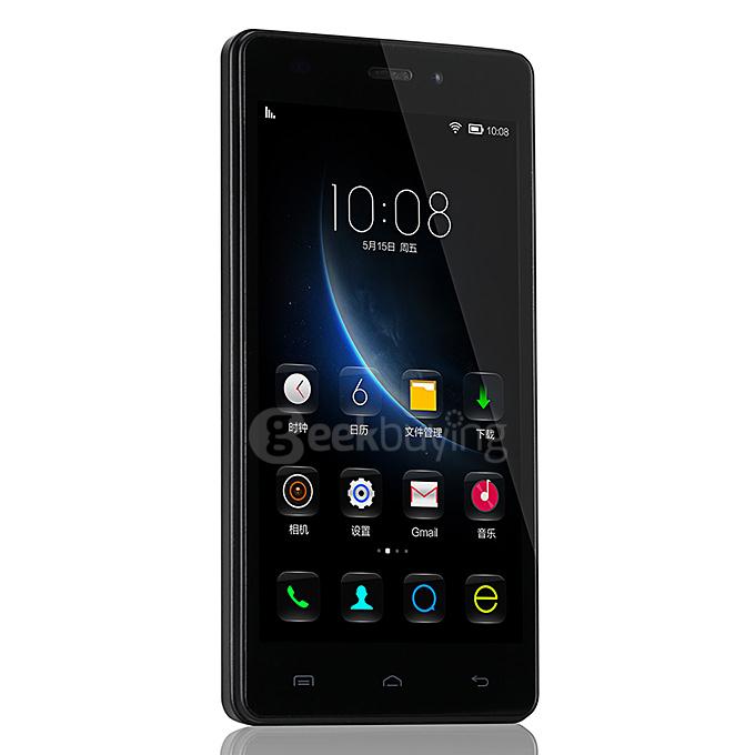 DOOGEE X5c 5.0inch 2.5D IPS HD Android 5.1 Smartphone MT6580 Quad Core 1.2GHz 512MB RAM 4GB ROM 3G GPS OTG - Black