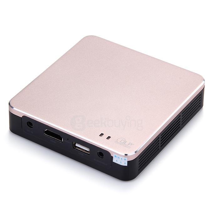 DLP200 DLP Mini Projector Android IOS Tyrant Gold Home Projector HDMI 1080P