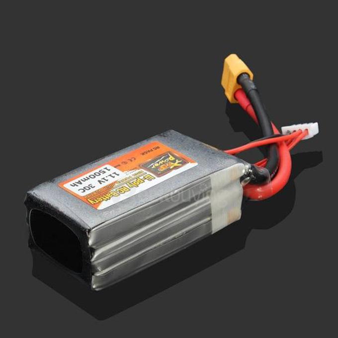 ZOP Power 11.1V 1500mAh 30C Lipo Battery XT60 Plug