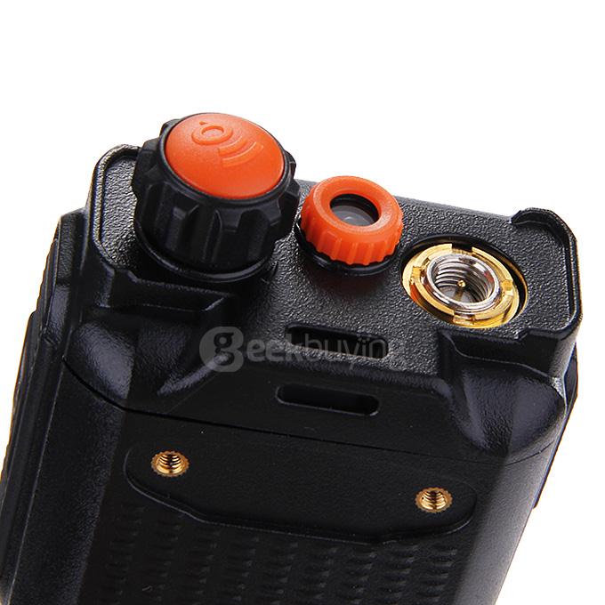 TGK4AT(UV) Portable Dual Band Walkie Talkie 5W 128CH Memory Channels 108MHz FM Two-way Radio - Black