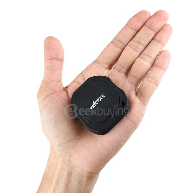 TK-STAR IPX6 Mini Real Time GPS Tracker for Kids / Pets w/ Electronic Fence/SMS Reminders/Motion Alarm/Monitor - Black