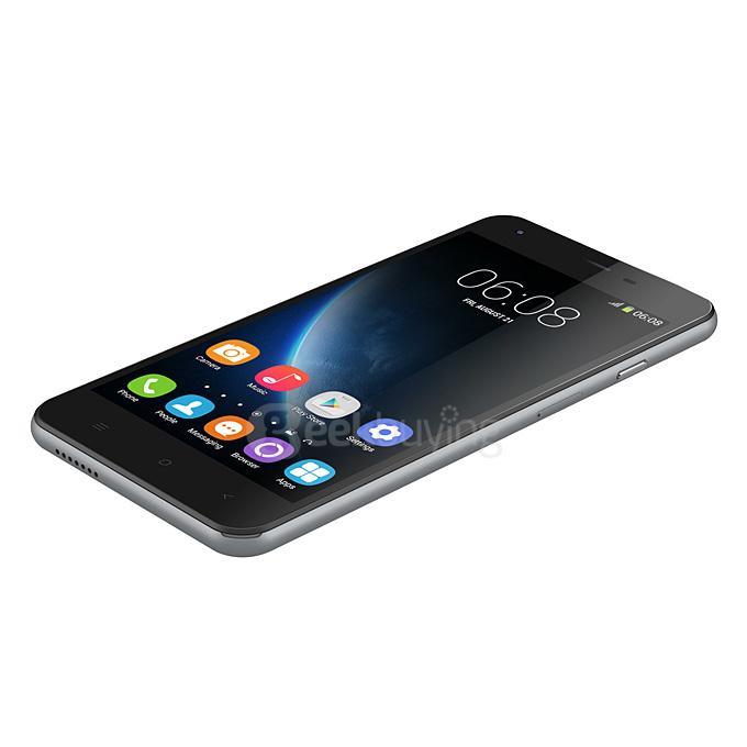 Oukitel U7 5.5inch Android 4.4 1GB RAM 8GB ROM Smartphone MTK6582 Quad Core 1.3GHz 3G IPS QHD Smart Wake - Gray