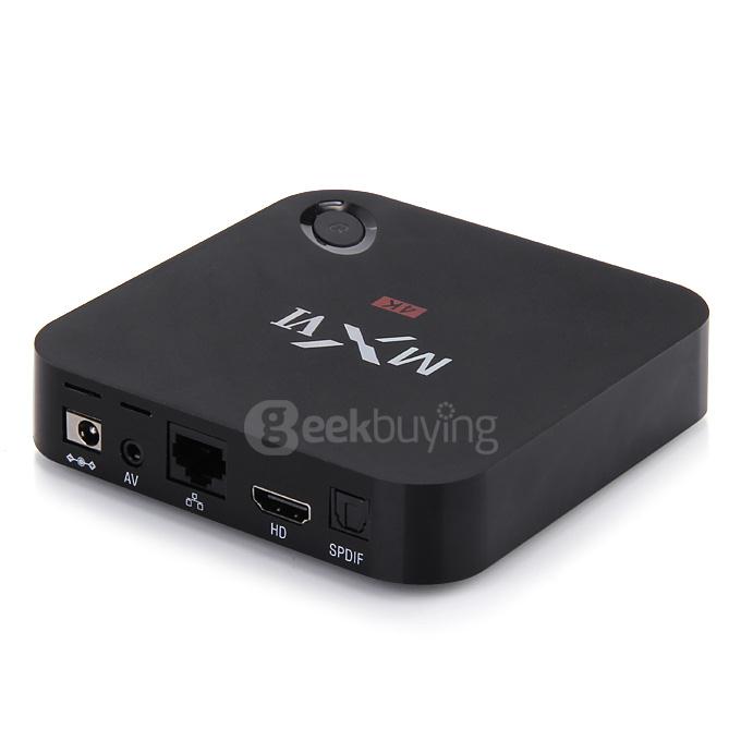 MXVI Android 5.1 4K TV BOX RK3368 Octa Core 64bit 1G/8G 802.11 b./g/n LAN Bluetooth KODI HDMI 2.0 H.265 NETFLIX
