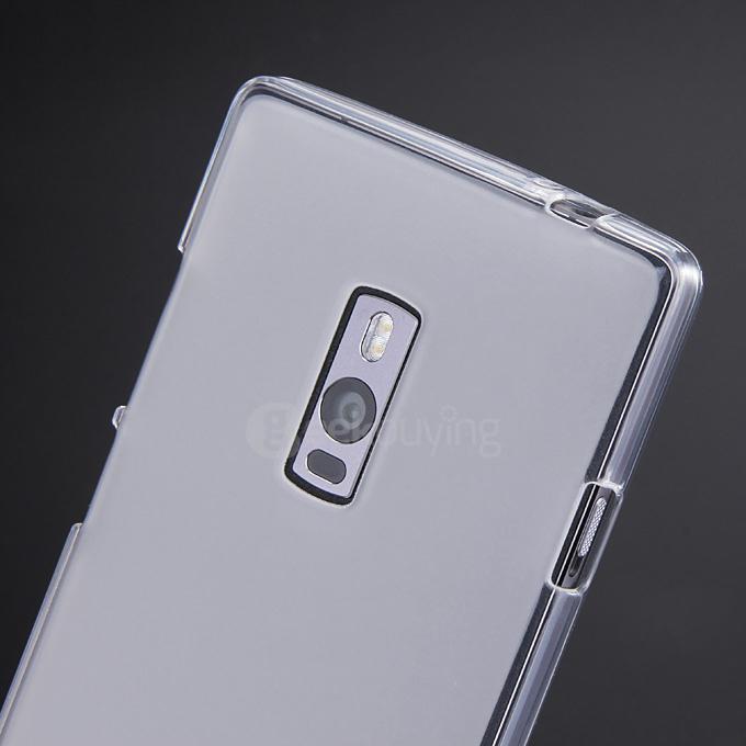 TPU Pudding Silicone Case Cover Protective Skin Case For OnePlus TWO - Transparent