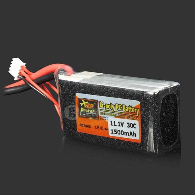 ZOP Power 11.1V 1500mAh 30C Lipo Battery XT60 Plug