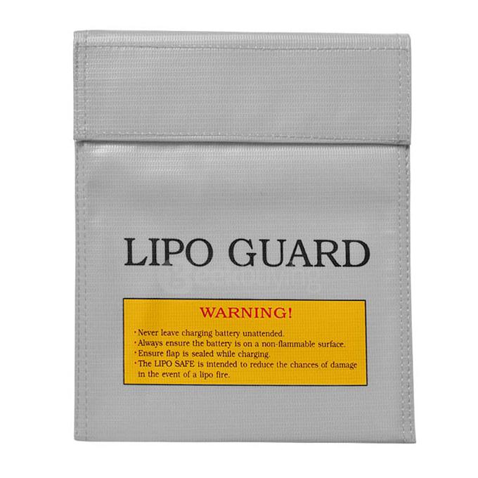 Explosion Proof Lithium Battery Bag Case 220 * 180 mm - Silver