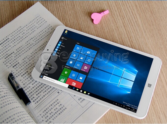 [HK Stock]Jumper EZpad Mini2 8 Inch Dual Boot Windows10 + Android4.4 Tablet PC 2GB/64GB Intel Z3735F Quad Core 1.83GHz IPS 1920*1200 HDMI - White