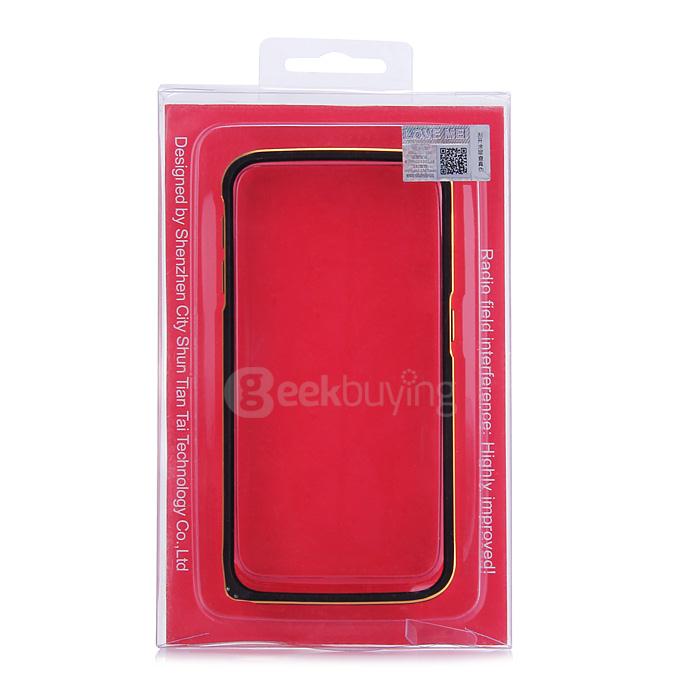 [Wholesale]30pcs Lovemei Lightweight Aluminum Metal Bumper Protective Frame for Samsung Galaxy S6 Edge - Black