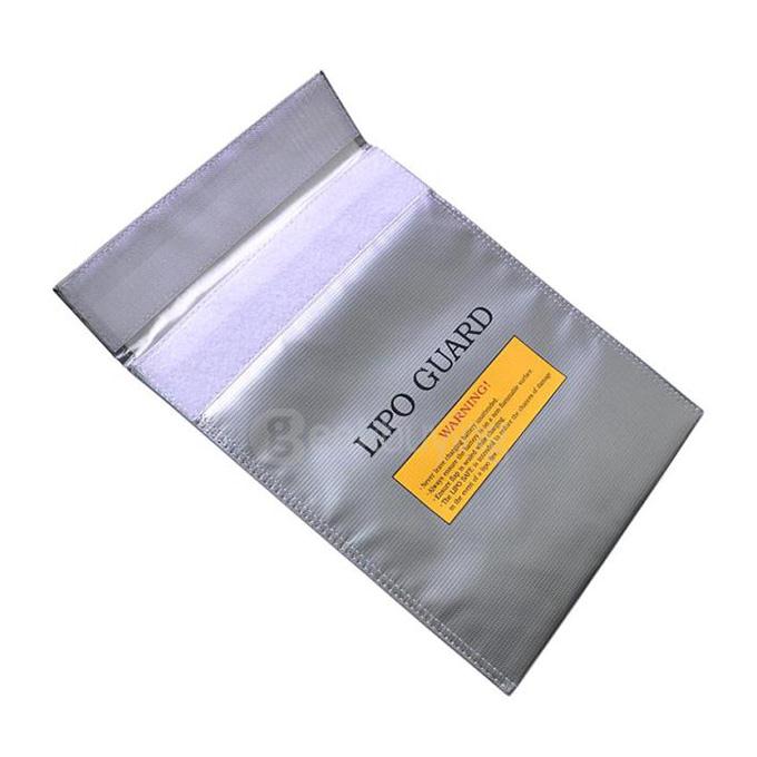 Explosion Proof Lithium Battery Bag Case 300*230 mm -Silver