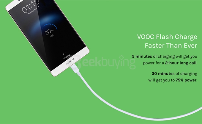 [HK Stock] OPPO R7 Plus 2.5D 6.0inch Android 5.1 3GB 32GB Smartphone 64Bit Qualcomm MSM8939 Octa Core 13.0MP Gorilla 3 VOOC Flash Charge 4100mAh - Golden