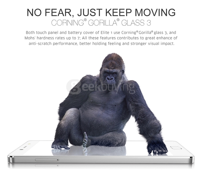 [HK Stock] Leagoo Elite 1 4G LTE 5.0inch FHD Android 5.1 3GB 32GB Smartphone 64bit MT6753 Octa Core 16MP Touch ID Gorilla 3 -Black