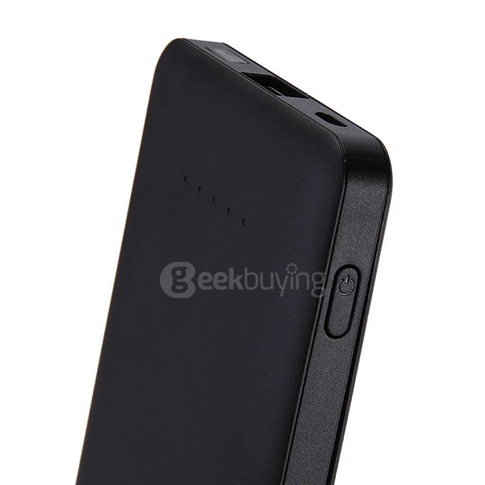 EasyAcc 6000mAh Ultra Slim Power Bank External Battery Smart Output Portable Charger With Built-in Micro USB Cable