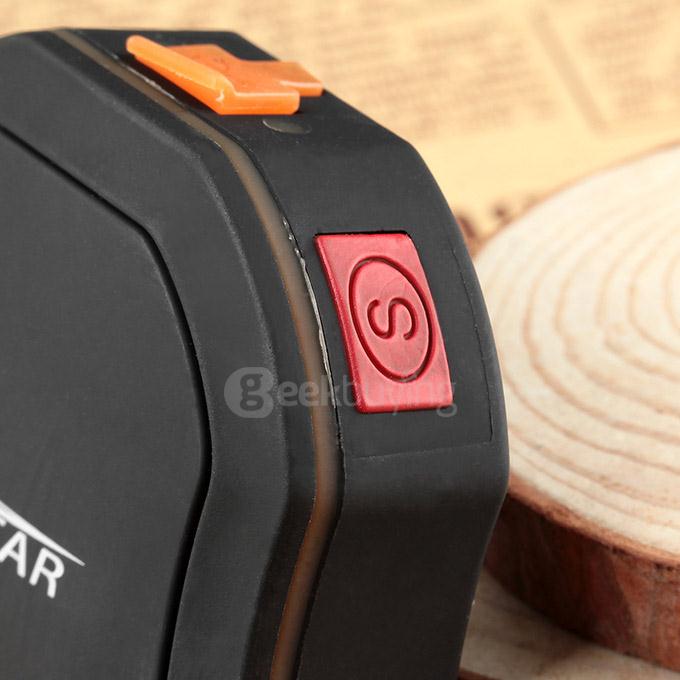 TK-STAR IPX6 Mini Real Time GPS Tracker for Kids / Pets w/ Electronic Fence/SMS Reminders/Motion Alarm/Monitor - Black
