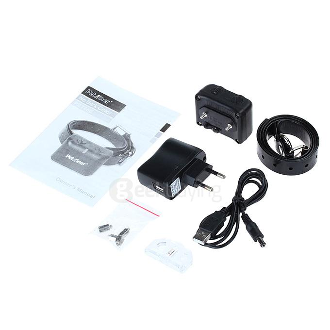 P850 Rechargeable Waterproof Pet Dog Training Collar - Black