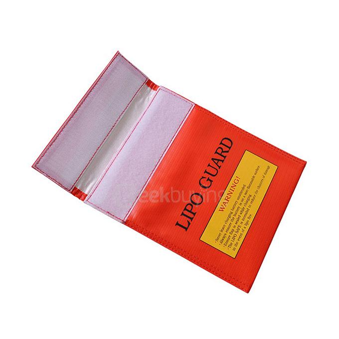 Explosion Proof  Lithium Battery Bag Case 220*180 mm - Red