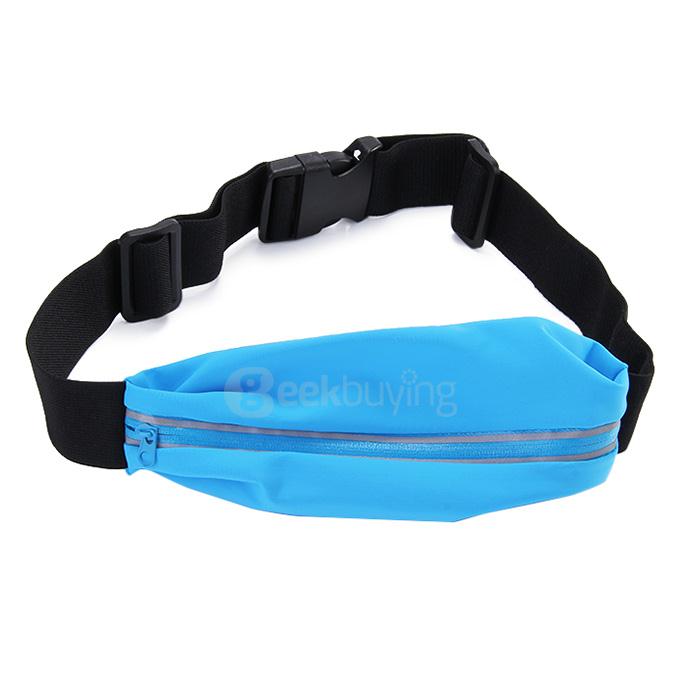 [Wholesale] 50pcs 4.7 Touch Screen Running Belt Waist Pack Waterproof Flip Belt Money Waist Pouch For iPhone 6 iPhone 6s - Blue