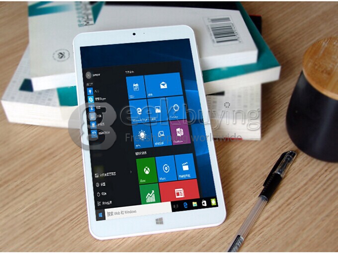 [HK Stock]Jumper EZpad Mini2 8 Inch Dual Boot Windows10 + Android4.4 Tablet PC 2GB/64GB Intel Z3735F Quad Core 1.83GHz IPS 1920*1200 HDMI - White