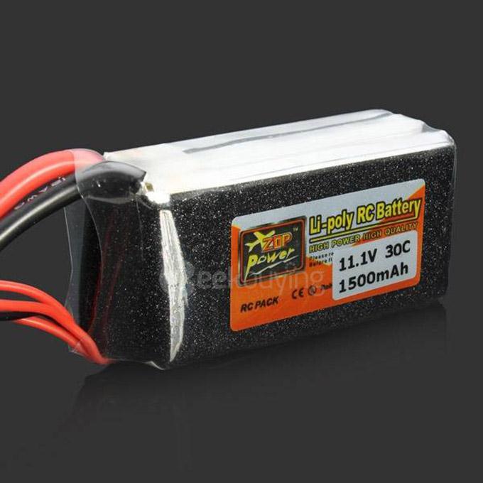 ZOP Power 11.1V 1500mAh 30C Lipo Battery XT60 Plug