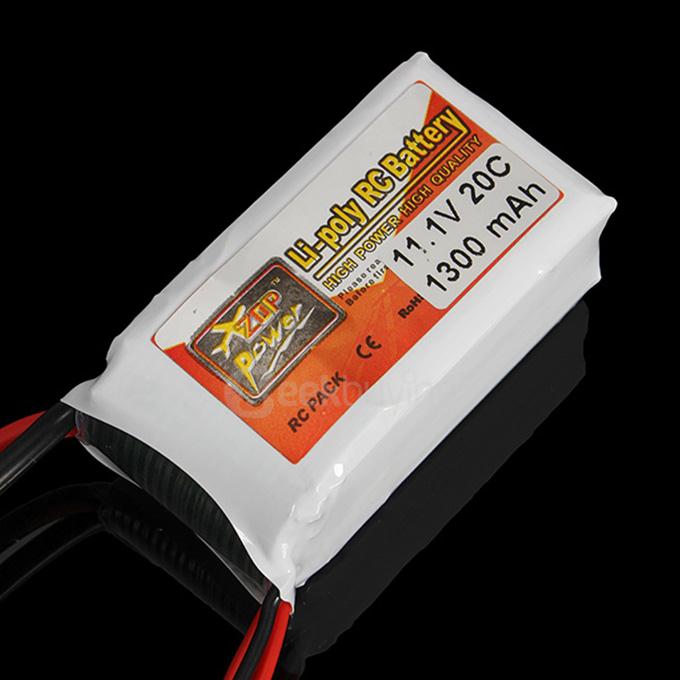 ZOP Power 11.1V 1300MAH 20C Lipo Battery T Plug
