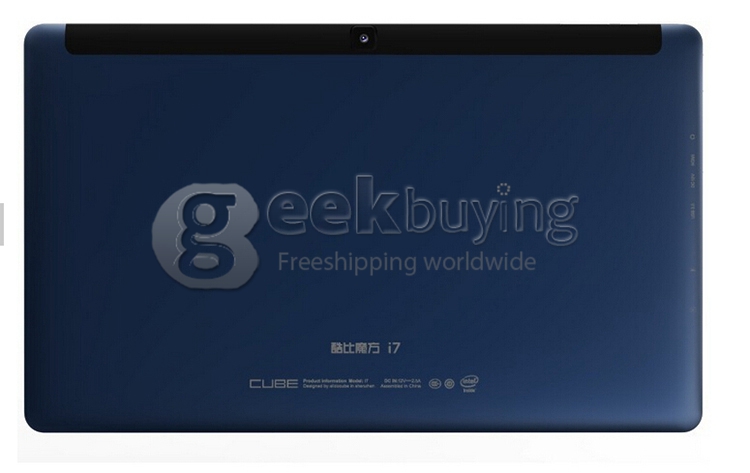 CUBE i7 4G Windows8.1 4GB/128GB 11.6 Inch Tablet PC Intel Core-M Dual Core 2.0GHz 1920*1080 New Era Licensed Windows PC - Black+Blue