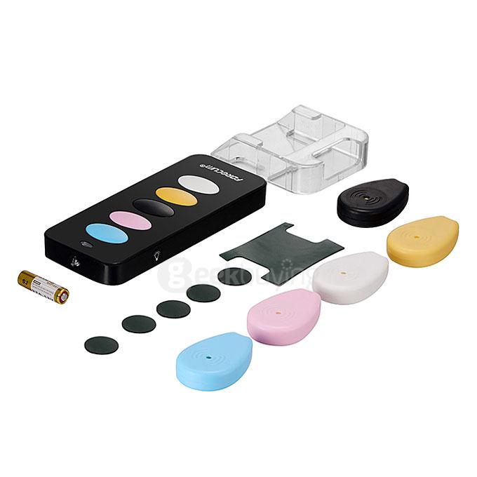 FORECUM FK-385-A Smart RF Electronic Anti-lost Key Finder 5 Keys Security Seeker for Home / Office - Black