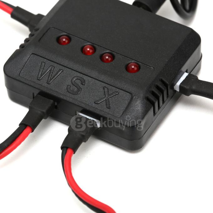 4 In 1 Charger 3.7V 520mA 30C Lipo Battery For Wltoys V977 V930