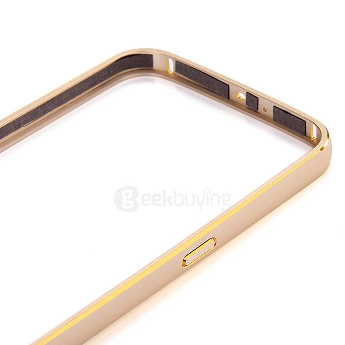 Lovemei Lightweight Aluminum Metal Bumper Protective Frame for Samsung Galaxy S6 - Gold