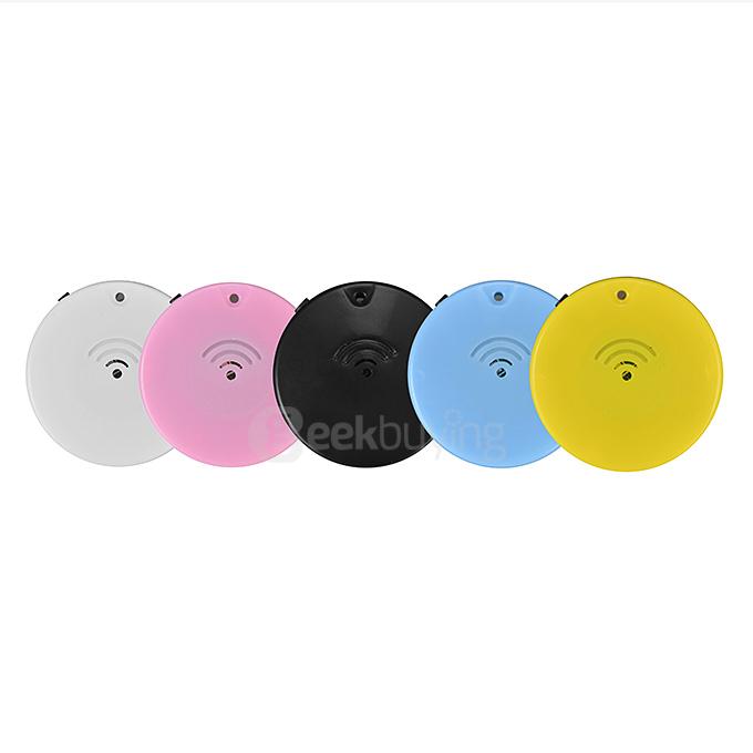 Havir HV-101 Portable Intelligent Mini Round Bluetooth Anti-lost Alarm for iOS & Android - Black