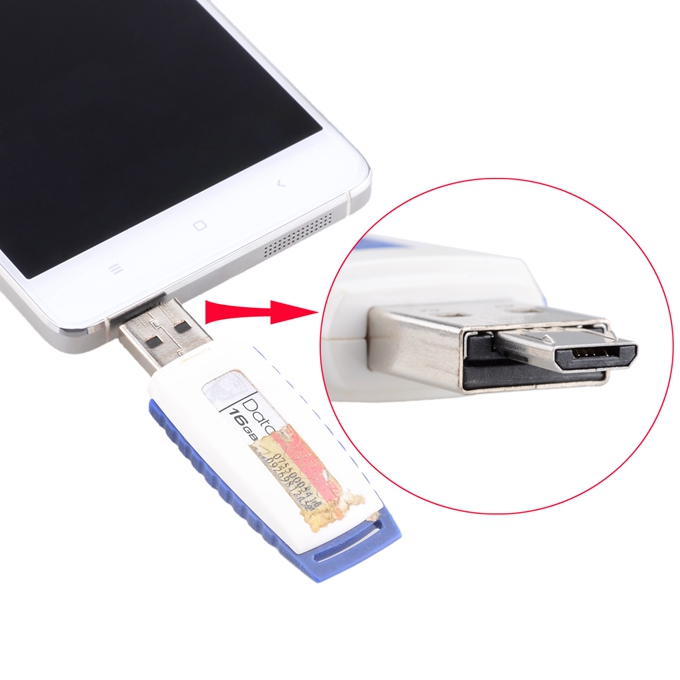 DM U Disk Artifact USB Flash Disk to OTG Adapter