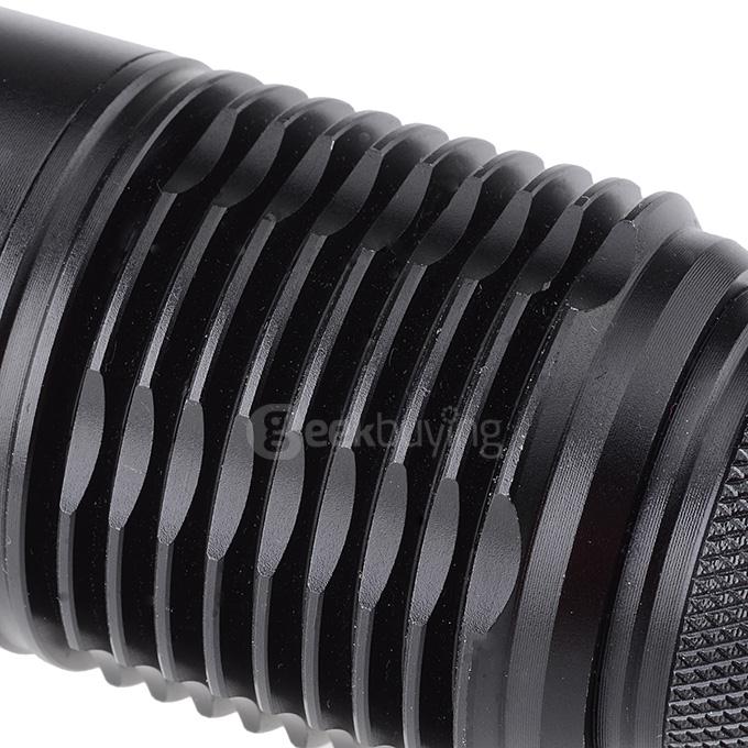 UltraFire LZZ-F13 IPX7 Waterproof Cree XM-L U2 700lm 5-Mode Cool White Flashlight - Black