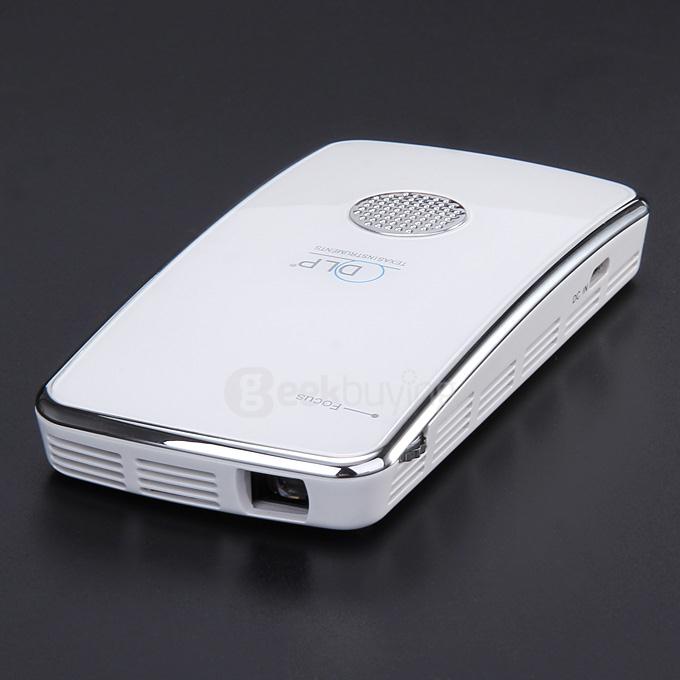Ultra Slim Pocket DLP Home Theater Projector HDMI 1080P MHL Input 50LM