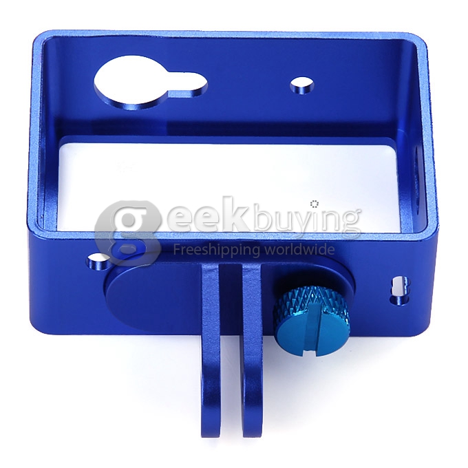 Aluminum Alloy Protective Cover Frame for Yi Xiaoyi Sports Camera - Blue