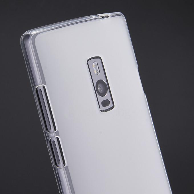 TPU Pudding Silicone Case Cover Protective Skin Case For OnePlus TWO - Transparent