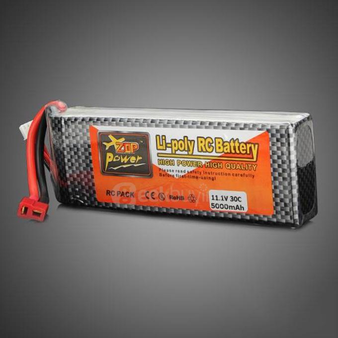 ZOP Power 11.1V 5000mAh 3S1P 30C Lipo Battery For RC Model T Plug