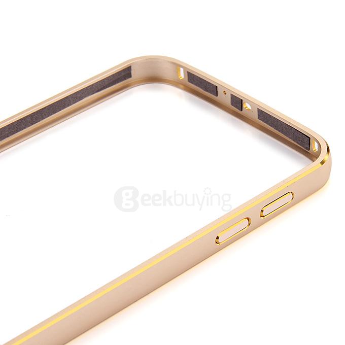 Lovemei Lightweight Aluminum Metal Bumper Protective Frame for Samsung Galaxy S6 - Gold