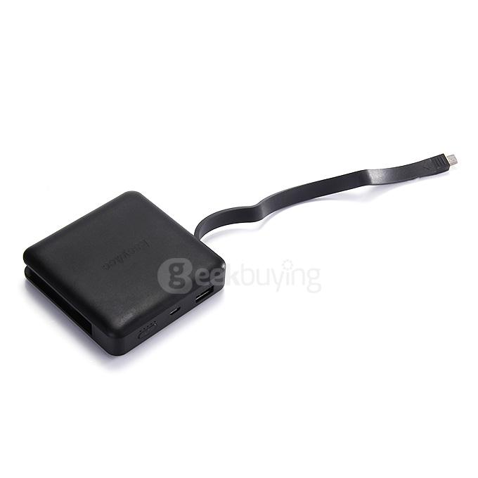 EasyAcc 9000mAh Power Bank External Battery Charger with Built-in Micro USB Cable