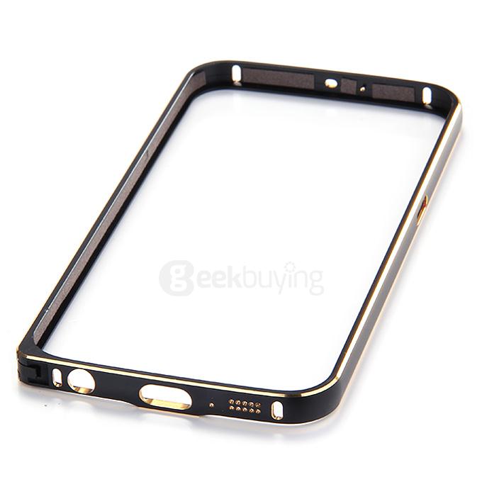 [Wholesale]30pcs Lovemei Lightweight Aluminum Metal Bumper Protective Frame for Samsung Galaxy S6 - Black