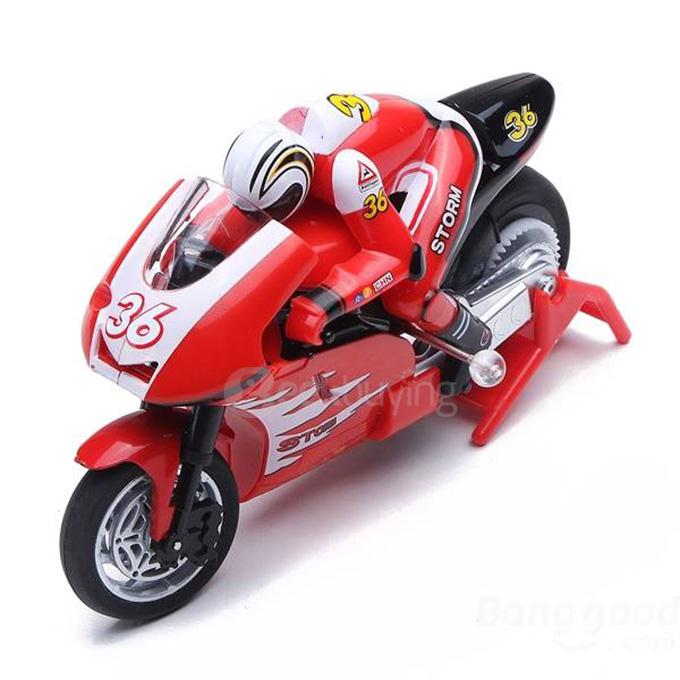 Shenqiwei 1/20 Mini Motorcycle 2.4GHz Moto RTR - Red
