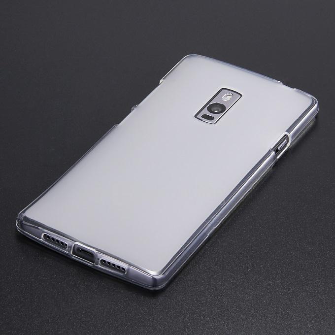 TPU Pudding Silicone Case Cover Protective Skin Case For OnePlus TWO - Transparent
