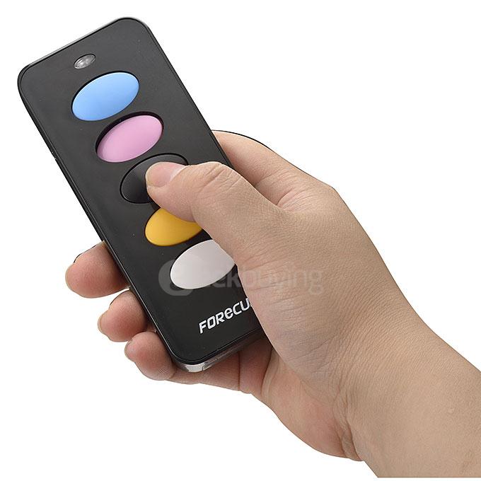 FORECUM FK-385-A Smart RF Electronic Anti-lost Key Finder 5 Keys Security Seeker for Home / Office - Black