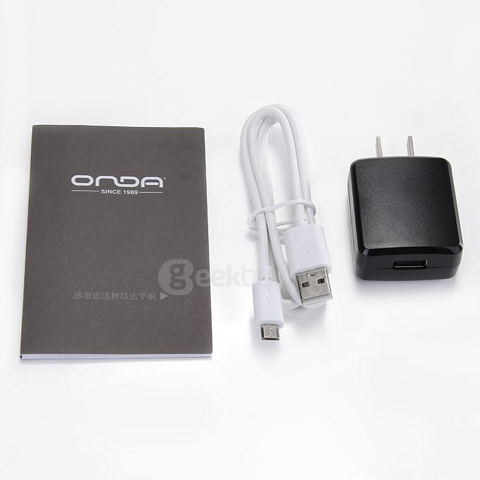 Onda V989 Air 9.7 Inch Android 4.4 2GB/16GB Tablet PC Allwinner A83T Octa Core 2.0GHz Air Retina 2048*1536 HDMI WiFi - Black+Golden