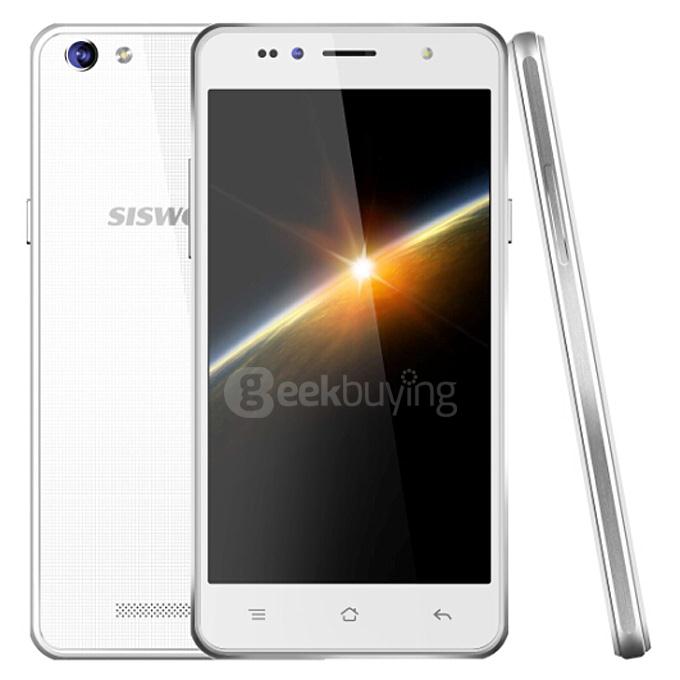 SISWOO C55 5.5inch 4G FDD-LTE Android 5.1 2GB 16GB Smartphone 64bit MT6753 Octa Core 13.0MP IPS HD Breath Light - White