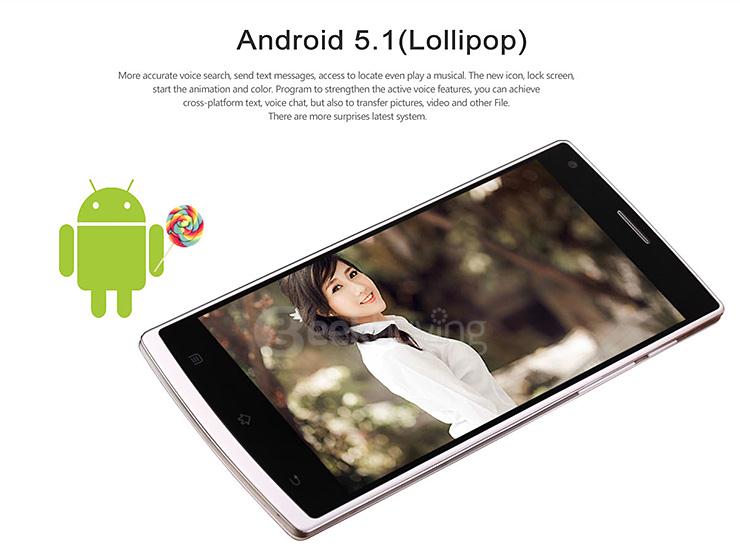 VKWORLD VK560 5.5inch 4G LTE Android 5.1 Smartphone 1GB 8GB 64-bit MTK6735 Quad Core 1.0GHz 13.0MP Smart Wake - White