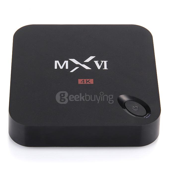 MXVI Android 5.1 4K TV BOX RK3368 Octa Core 64bit 1G/8G 802.11 b./g/n LAN Bluetooth KODI HDMI 2.0 H.265 NETFLIX