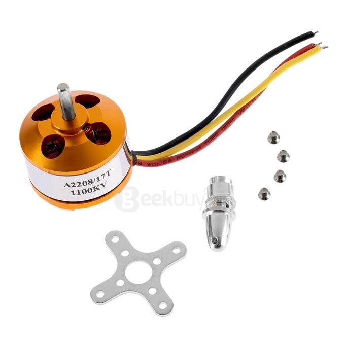 A2208 KV1100 Brushless Electric Motor for 4Axis RC Multicopter Motors Fixed Wing Airplanes