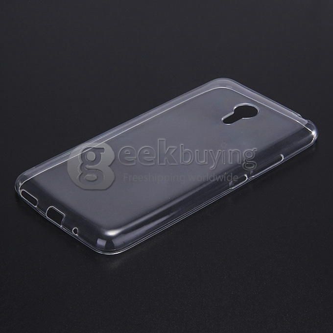 [Spain Stock] Protective Silica Gel Case Soft Back Cover for MEIZU M2 NOTE (MEILAN NOTE 2) Smartphone - Matte White