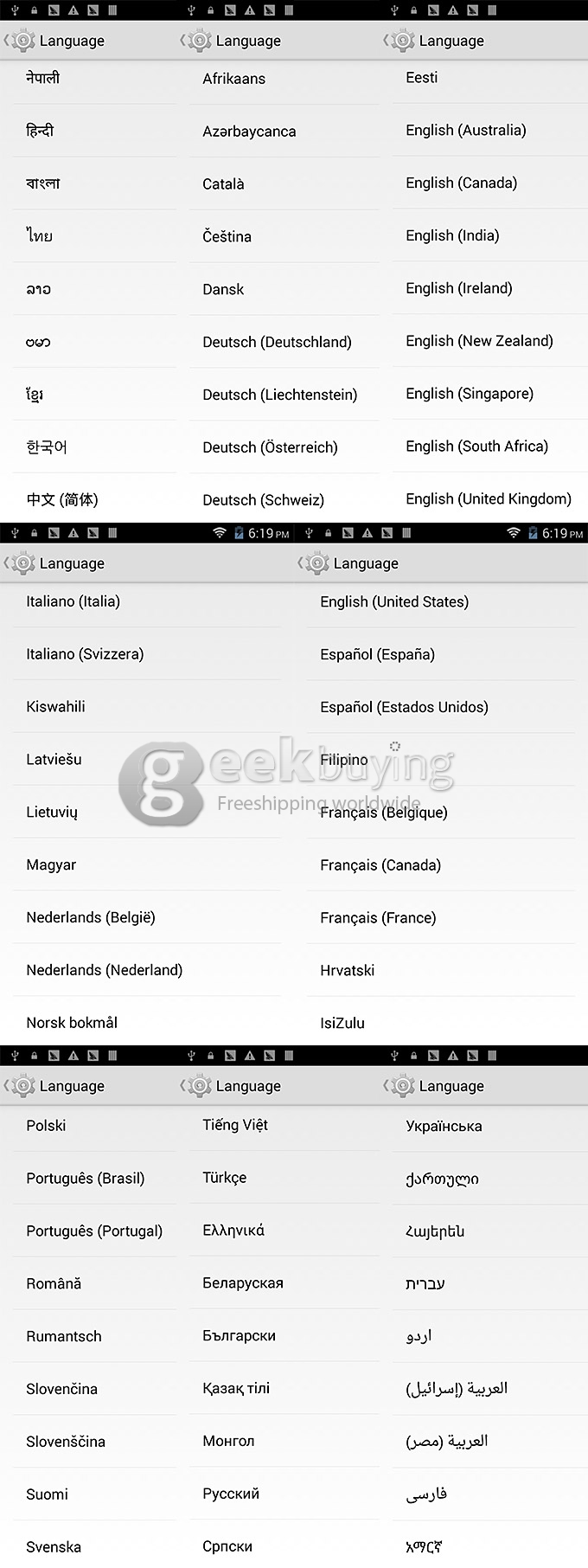 Leagoo Lead 7 5.0Inch Android 4.4 Smartphone MTK6582 Quad Core 1GB/8GB IPS JDI HD Screen 13.0MP 4500mAh Battery - White
