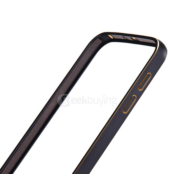 [Wholesale]30pcs Lovemei Lightweight Aluminum Metal Bumper Protective Frame for Samsung Galaxy S6 - Black